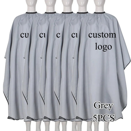 Cape de Coiffure Personnalisée – Lot de 5 Capes Longues Imperméables pour Hommes et Femmes