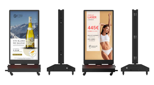 Chevalet numérique EXTÉRIEUR DOUBLE FACE 43 pouces