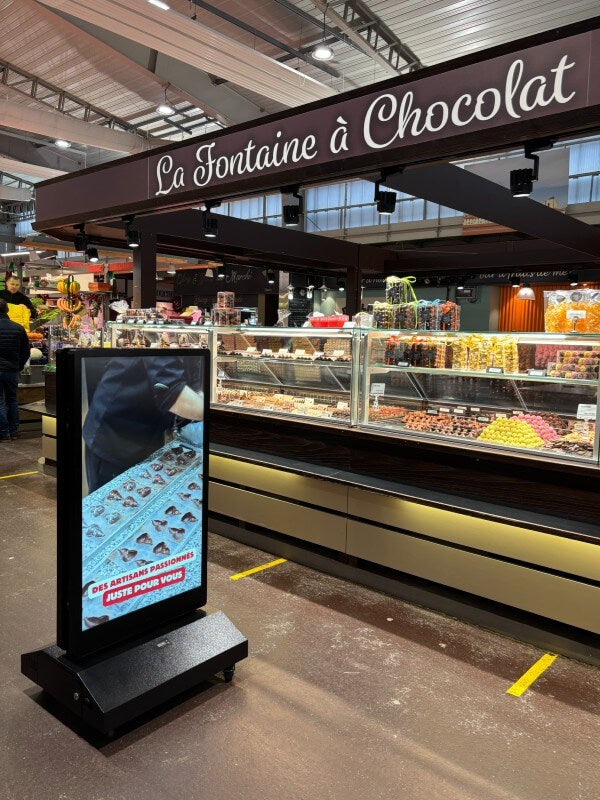 Chevalet numérique EXTÉRIEUR DOUBLE FACE 43 pouces